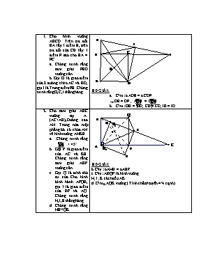 Tài liệu bồi dưỡng HSG Hình học 7 - Năm học 2021-2022